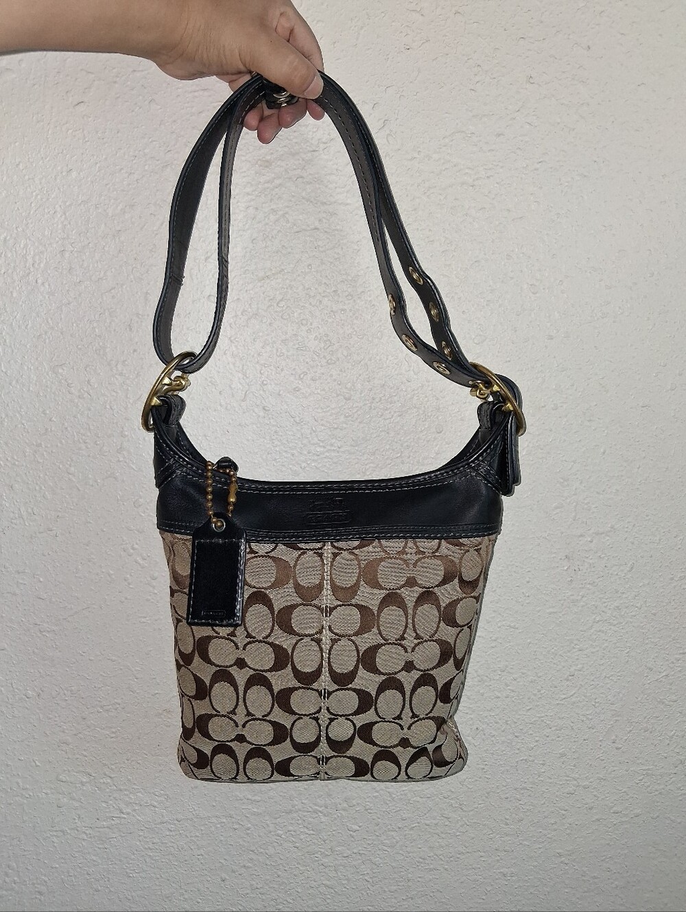 Vintage Ciach Bleeker Signature Jacquard Duffle